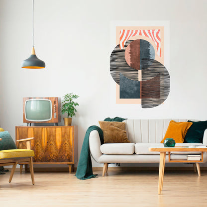 Poster verticale staccabile e attaccabile SUSSURRI DI FORMA