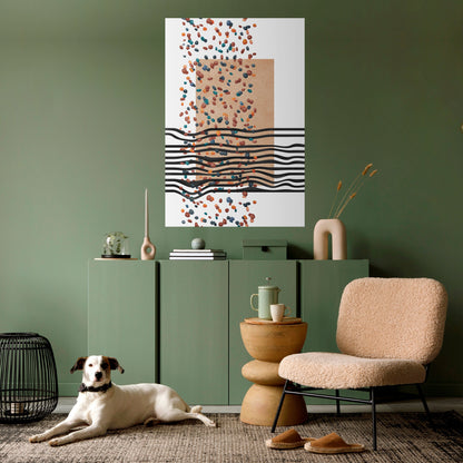Poster verticale staccabile e attaccabile IMAGINARY RAIN