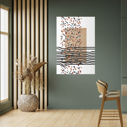 Poster verticale staccabile e attaccabile IMAGINARY RAIN