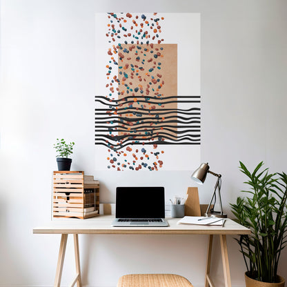 Poster verticale staccabile e attaccabile IMAGINARY RAIN