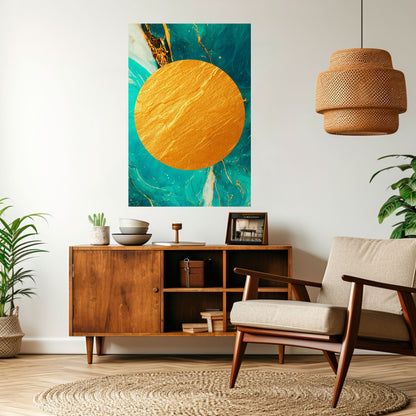 Poster verticale staccabile e attaccabile ETHEREAL AZURE