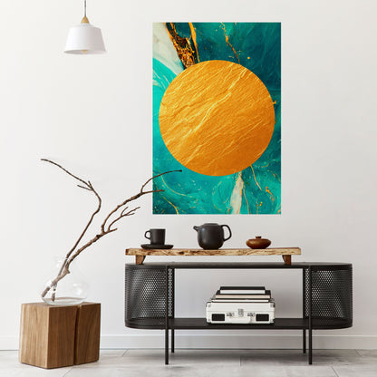 Poster verticale staccabile e attaccabile ETHEREAL AZURE