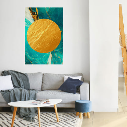 Poster verticale staccabile e attaccabile ETHEREAL AZURE