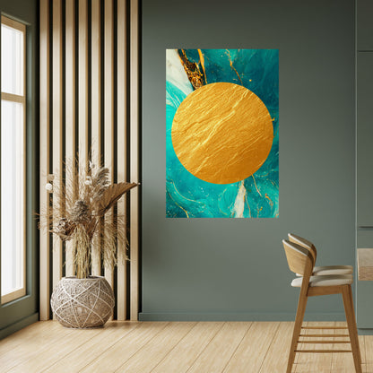 Poster verticale staccabile e attaccabile ETHEREAL AZURE