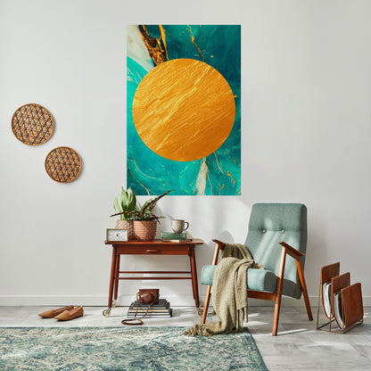 Poster verticale staccabile e attaccabile ETHEREAL AZURE