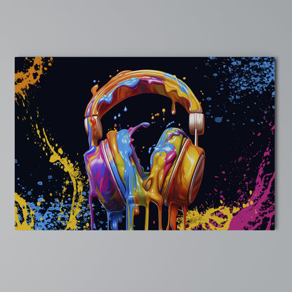 MUSIC IS MY EXTASY Stampa su tela orizzontale