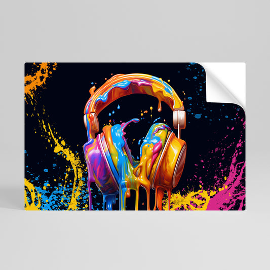 LA MUSICA È LA MIA ESTASI Poster orizzontale staccabile e attaccabile