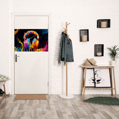 LA MUSICA È LA MIA ESTASI Poster orizzontale staccabile e attaccabile
