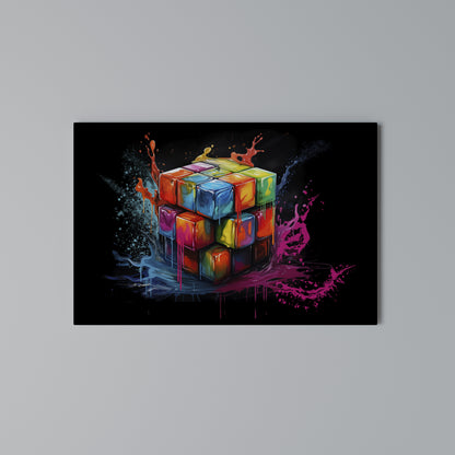 CUBE FUSION Stampa su tela orizzontale