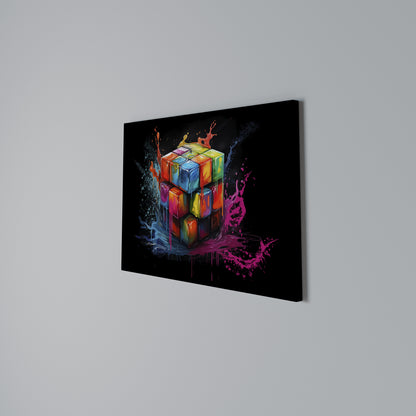 CUBE FUSION Stampa su tela orizzontale
