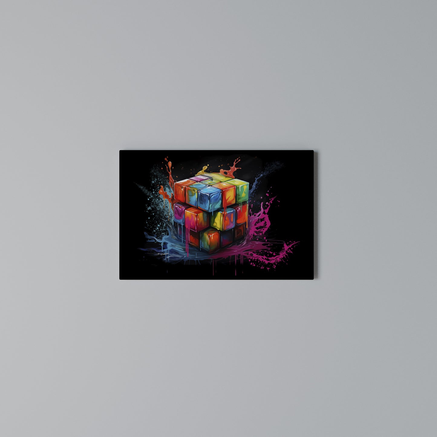 CUBE FUSION Stampa su tela orizzontale