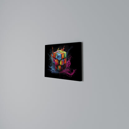 CUBE FUSION Stampa su tela orizzontale