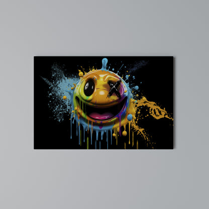TRIPPY HAPPINESS Stampa su tela orizzontale