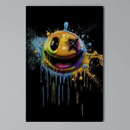 TRIPPY HAPPINESS Stampa su Tela Verticale