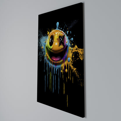 TRIPPY HAPPINESS Stampa su Tela Verticale