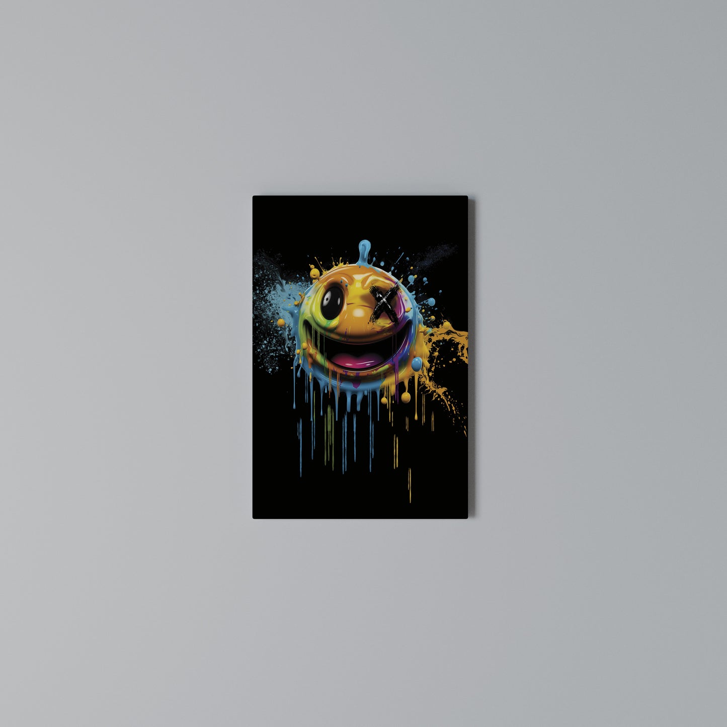 TRIPPY HAPPINESS Stampa su Tela Verticale