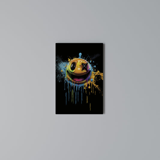 TRIPPY HAPPINESS Stampa su Tela Verticale