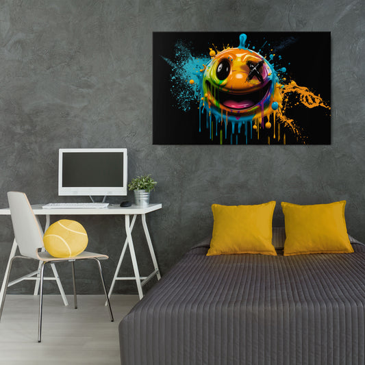 TRIPPY HAPPINESS Stampa su tela orizzontale