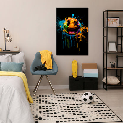 TRIPPY HAPPINESS Stampa su tela verticale