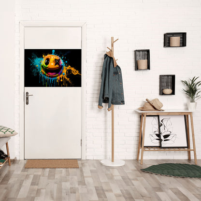 Poster orizzontale staccabile e attaccabile TRIPPY HAPPINESS