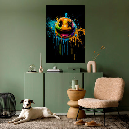 Poster verticale staccabile e attaccabile TRIPPY HAPPINESS