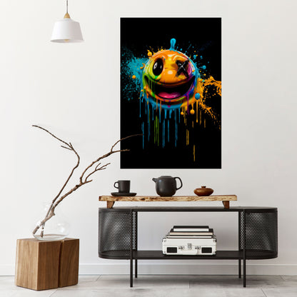 Poster verticale staccabile e attaccabile TRIPPY HAPPINESS