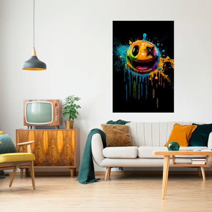 Poster verticale staccabile e attaccabile TRIPPY HAPPINESS