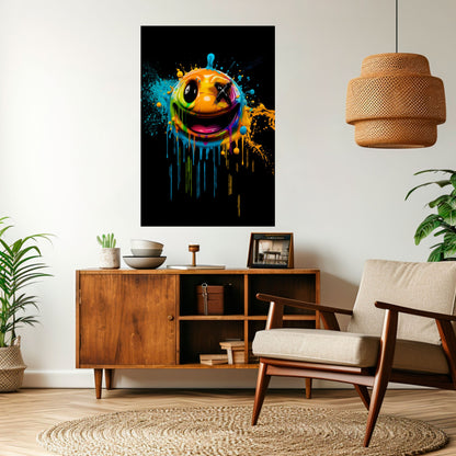Poster verticale staccabile e attaccabile TRIPPY HAPPINESS