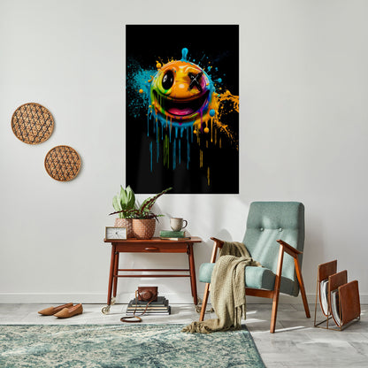 Poster verticale staccabile e attaccabile TRIPPY HAPPINESS