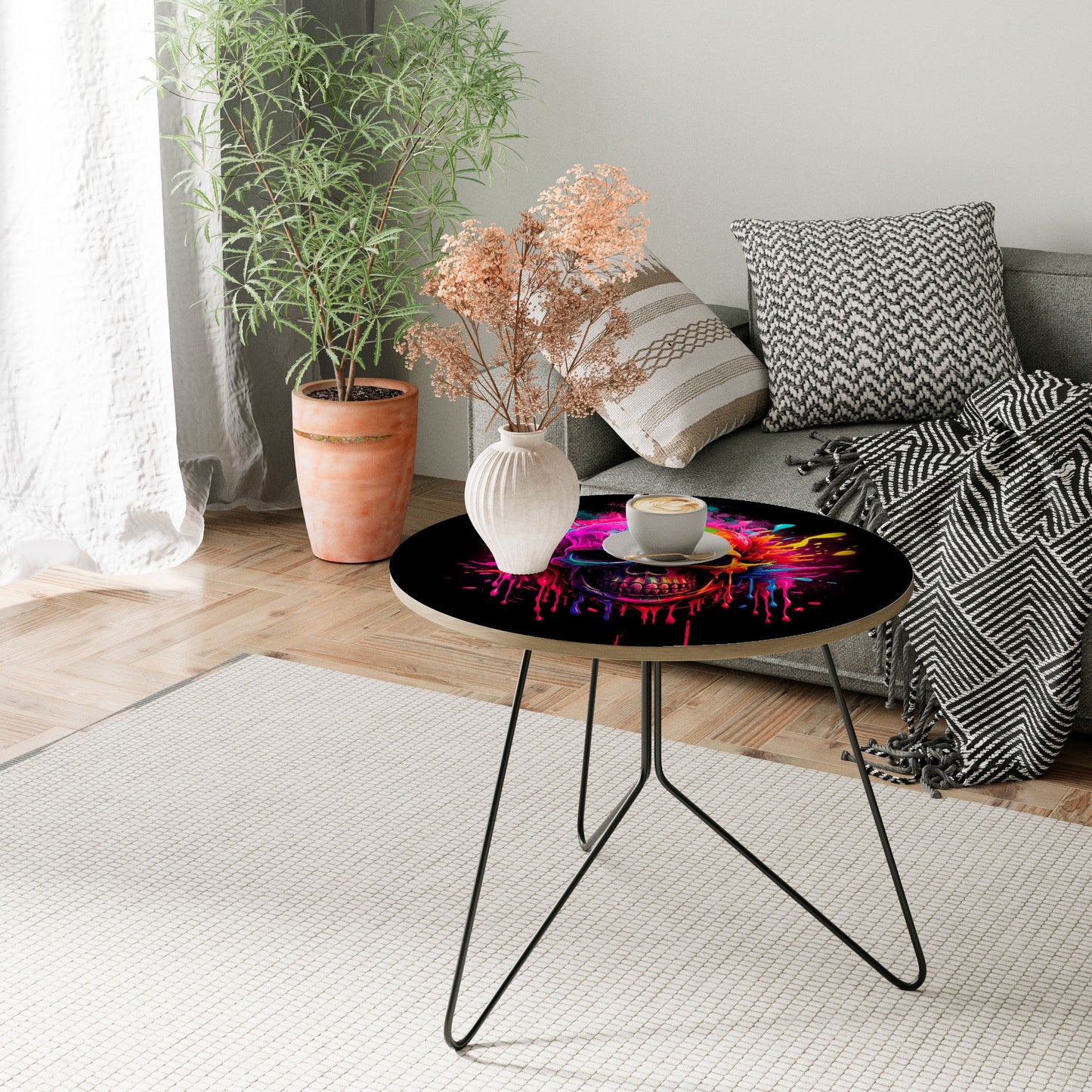 Tavolino da caffè grande SKULL QUEST