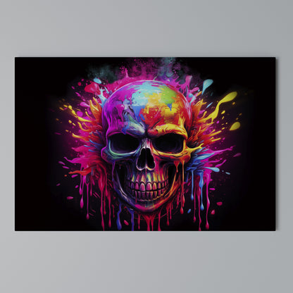 SKULL QUEST Stampa su tela orizzontale