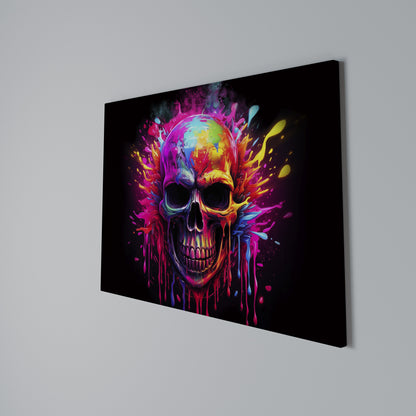 SKULL QUEST Stampa su tela orizzontale