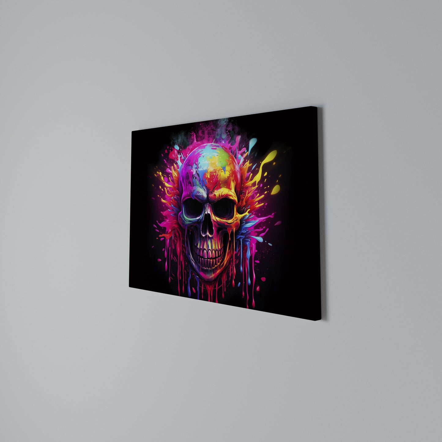 SKULL QUEST Stampa su tela orizzontale