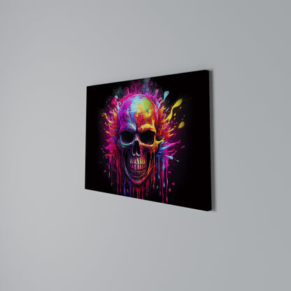 SKULL QUEST Stampa su tela orizzontale