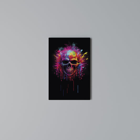SKULL QUEST Stampa su Tela Verticale