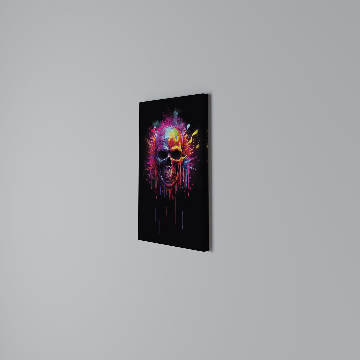 SKULL QUEST Vertical Canvas Print