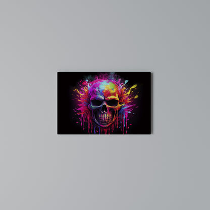 SKULL QUEST Stampa su tela orizzontale
