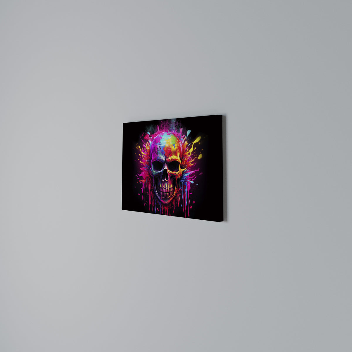 SKULL QUEST Stampa su tela orizzontale