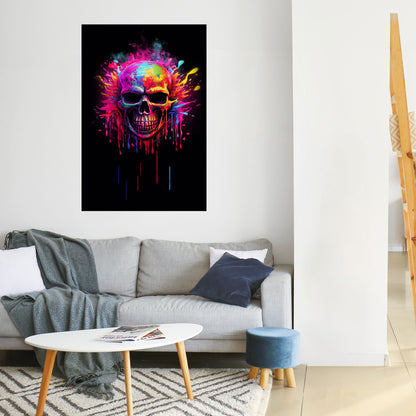 Poster verticale staccabile e attaccabile di SKULL QUEST