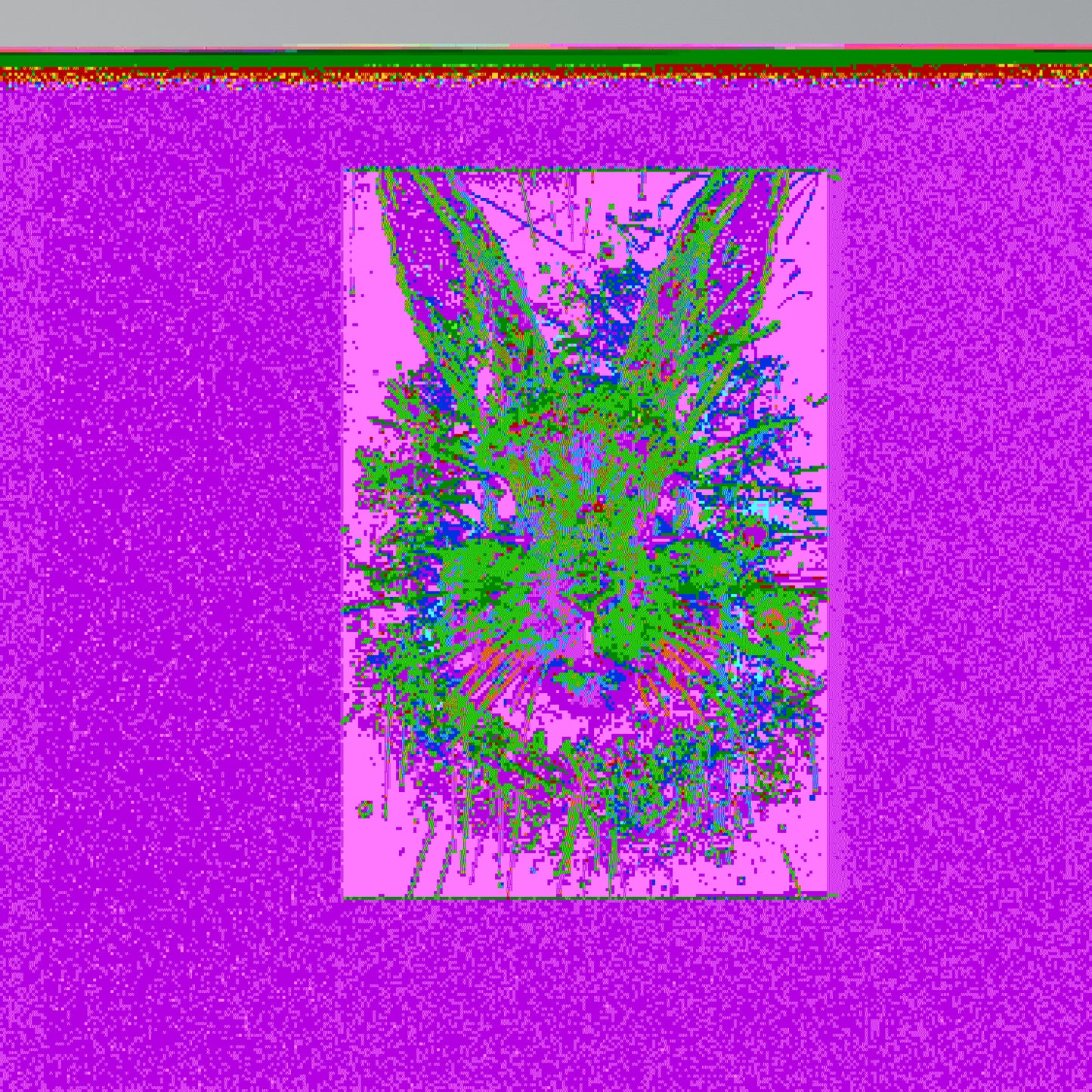 DON'T FOLLOW THE RABBIT Vertical Canvas Print
