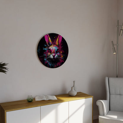 DON'T FOLLOW THE RABBIT Round Wall Art