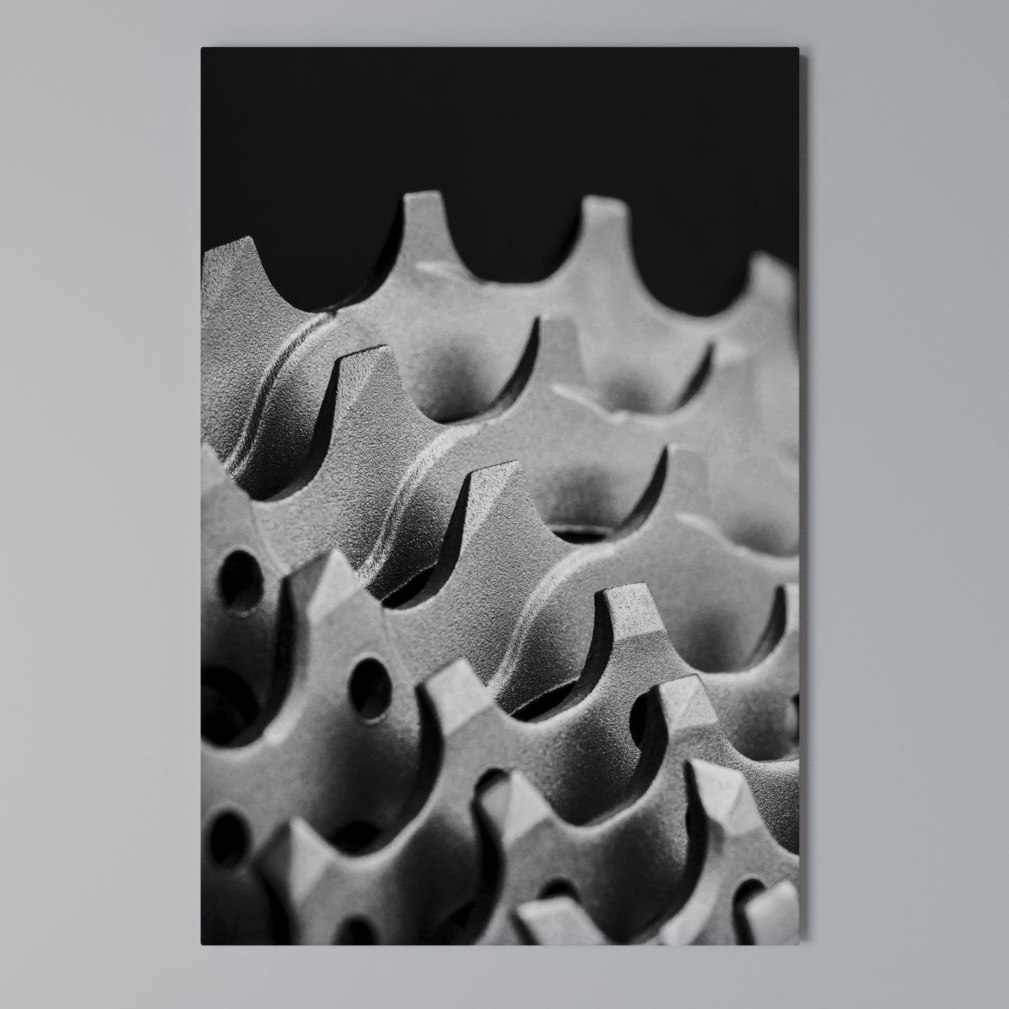 GEARSCAPE SYMPHONY Vertical Canvas Print