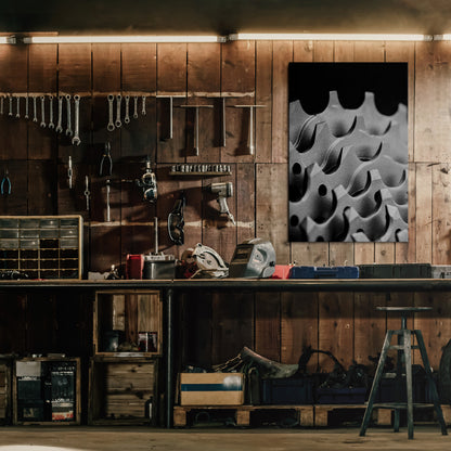 GEARSCAPE SYMPHONY Stampa su tela verticale