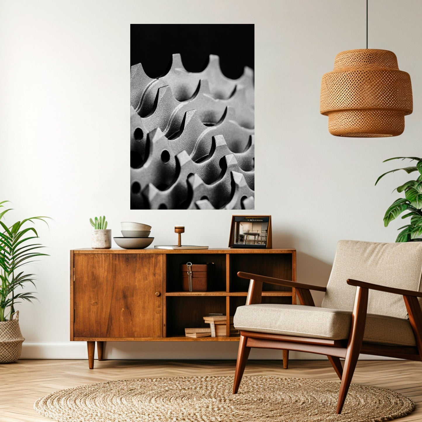 Poster verticale staccabile e attaccabile GEARSCAPE SYMPHONY