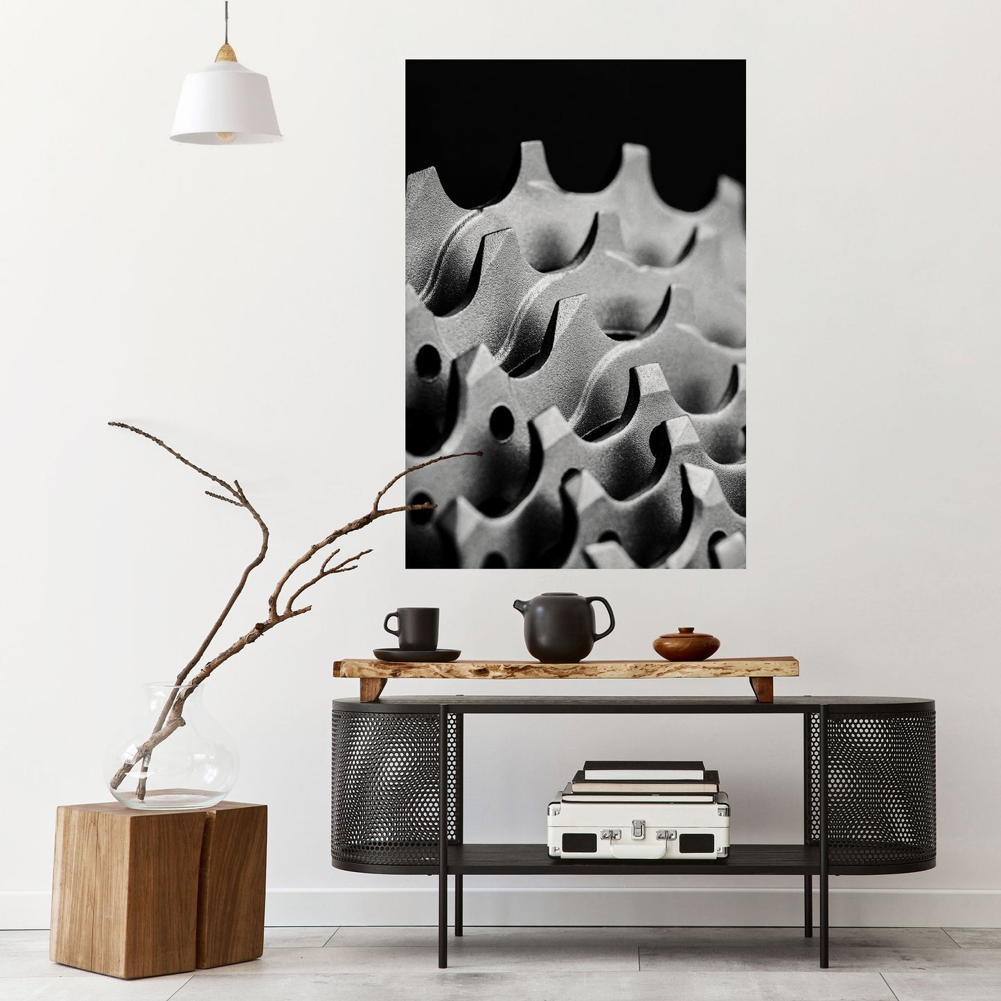 Poster verticale staccabile e attaccabile GEARSCAPE SYMPHONY