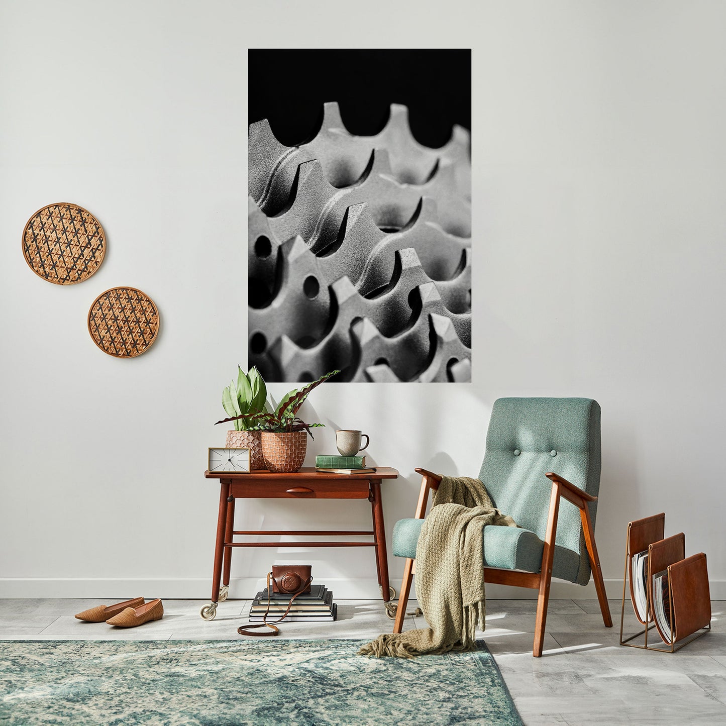 Poster verticale staccabile e attaccabile GEARSCAPE SYMPHONY