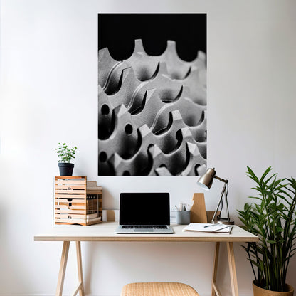 Poster verticale staccabile e attaccabile GEARSCAPE SYMPHONY