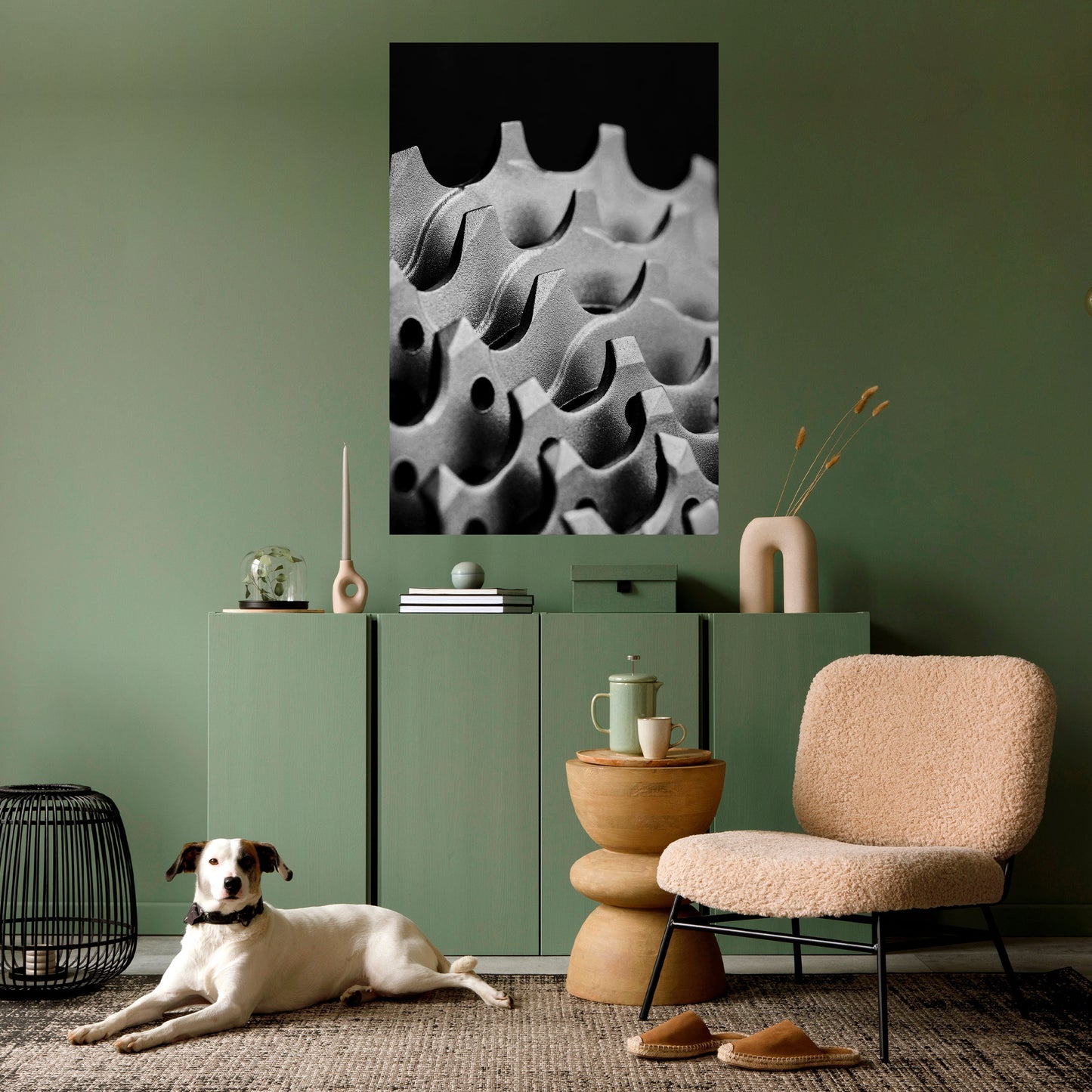 Poster verticale staccabile e attaccabile GEARSCAPE SYMPHONY