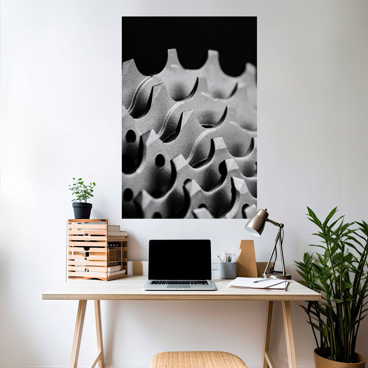 Poster verticale staccabile e attaccabile GEARSCAPE SYMPHONY