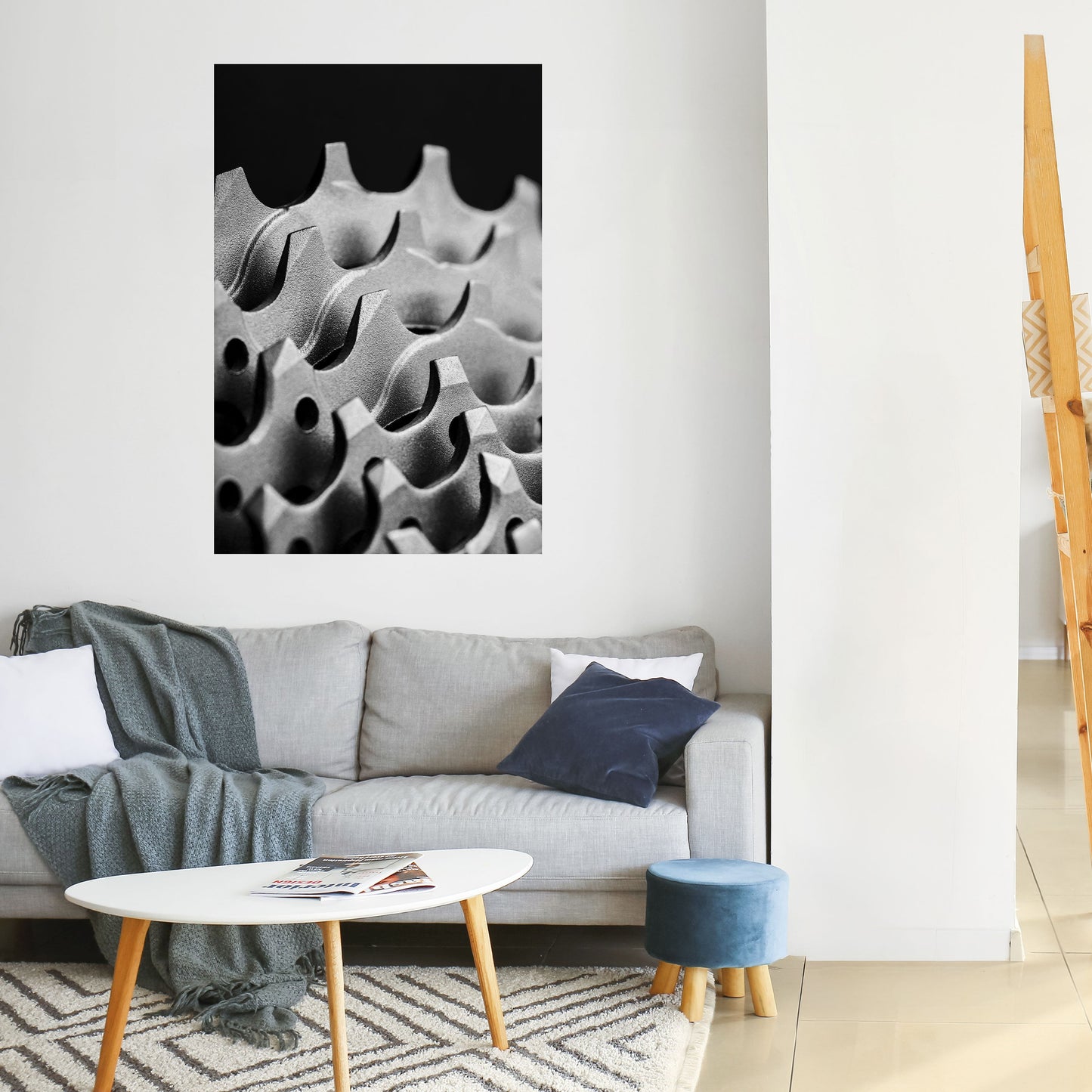 Poster verticale staccabile e attaccabile GEARSCAPE SYMPHONY